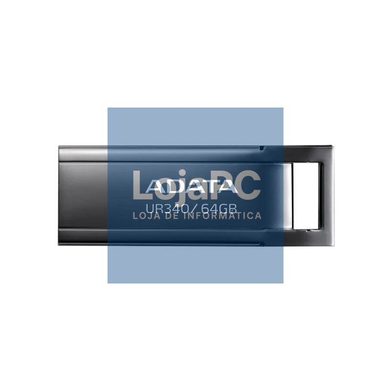 ADATA Lapiz USB UR340 64GB USB 3.2 Metal Black