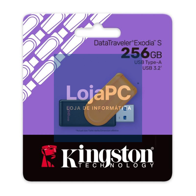 Kingston DataTraveler Exodia S 256GB USB 3.2 Gen 1 — imagem 5