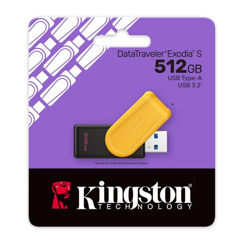 Kingston DataTraveler Exodia S 512GB USB 3.2 Gen 1 — imagem 5