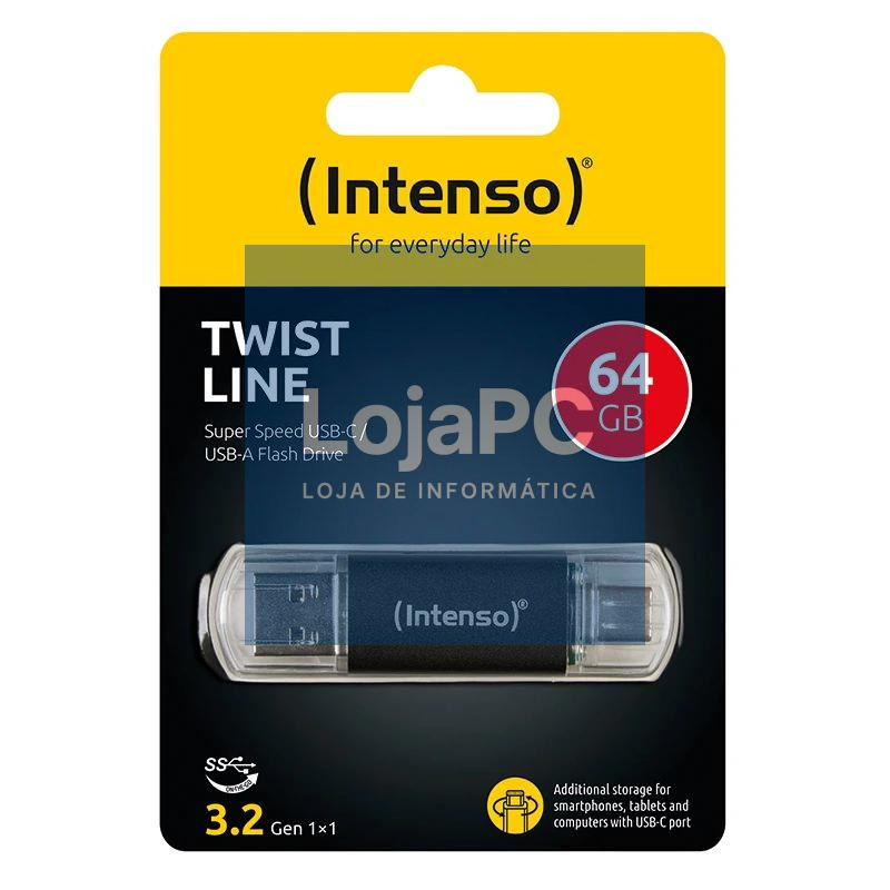 Intenso Twist Line Lápiz USB 3.2 A+C 256Gb — imagem 2