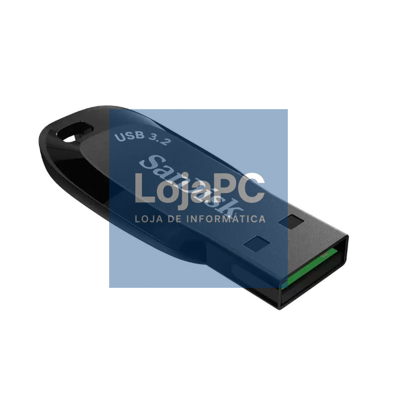 SanDisk Pen Drive Ultra Shift 128GB USB 3.2 Black — imagem 3