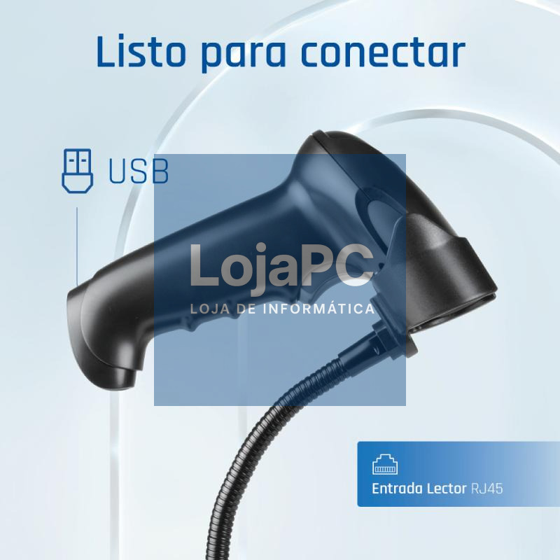 iggual Lector código barras 2D USB gatillo soporte — imagem 5