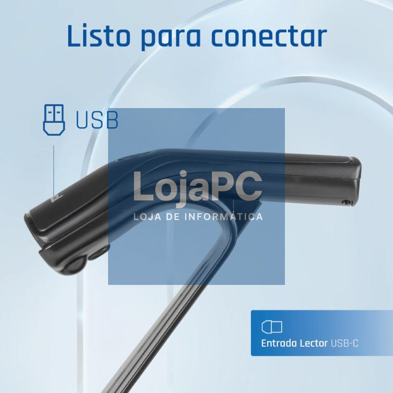 iggual Lector código barras 1D USB botón soporte — imagem 5