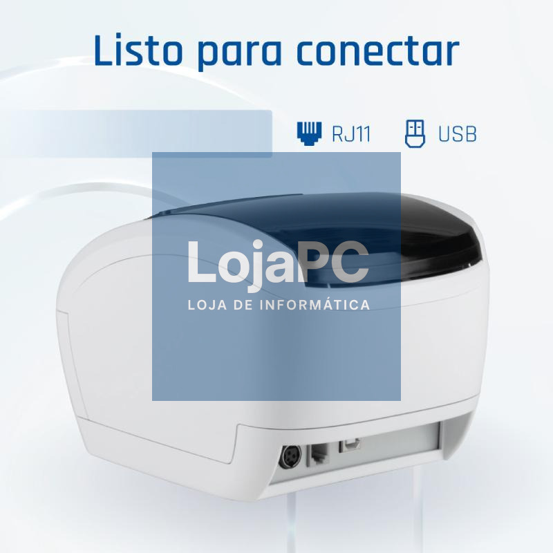 iggual Impresora térmica TP EASY 80W USB+RJ11 blan — imagem 5
