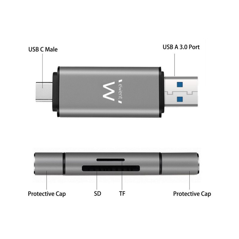 EWENT EW1075 USB3.1 Gen 1 Compact card reader All — imagem 3