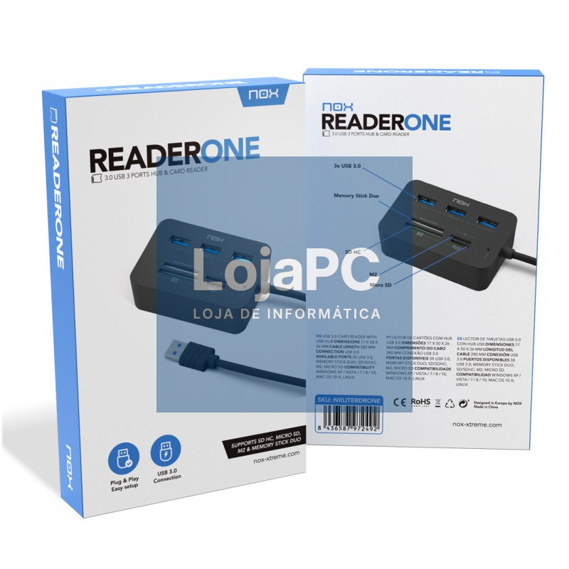 NOX Lector de tarjetas USB — imagem 3