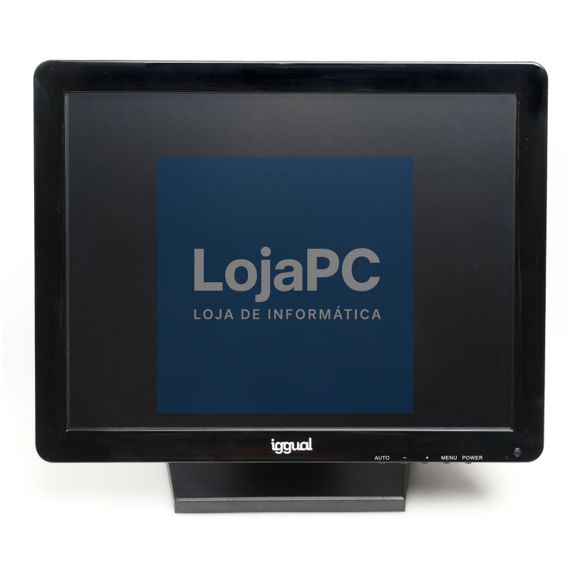 iggual Monitor táctil resistivo 15" USB VGA HDMI — imagem 2
