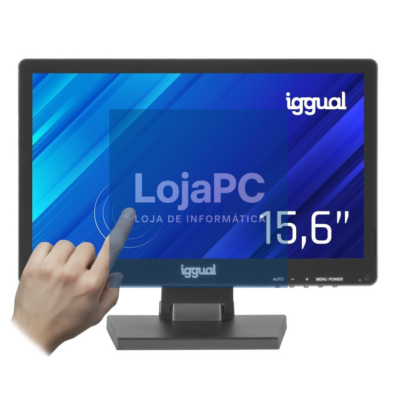 iggual Monitor táctil capacitivo 15,6" 16:9 HD+