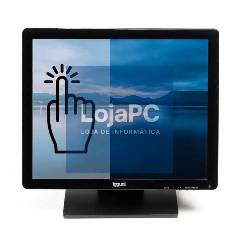 iggual Monitor táctil resistivo 19" USB VGA HDMI