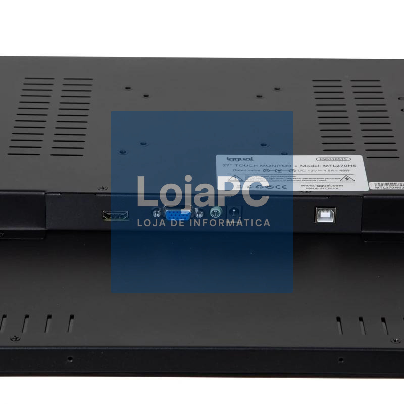 iggual Monitor LED táctil capacitivo FHD 27" IP65 — imagem 3