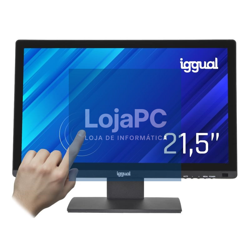 iggual Monitor táctil capacitivo 21,5" 16:9 FHD