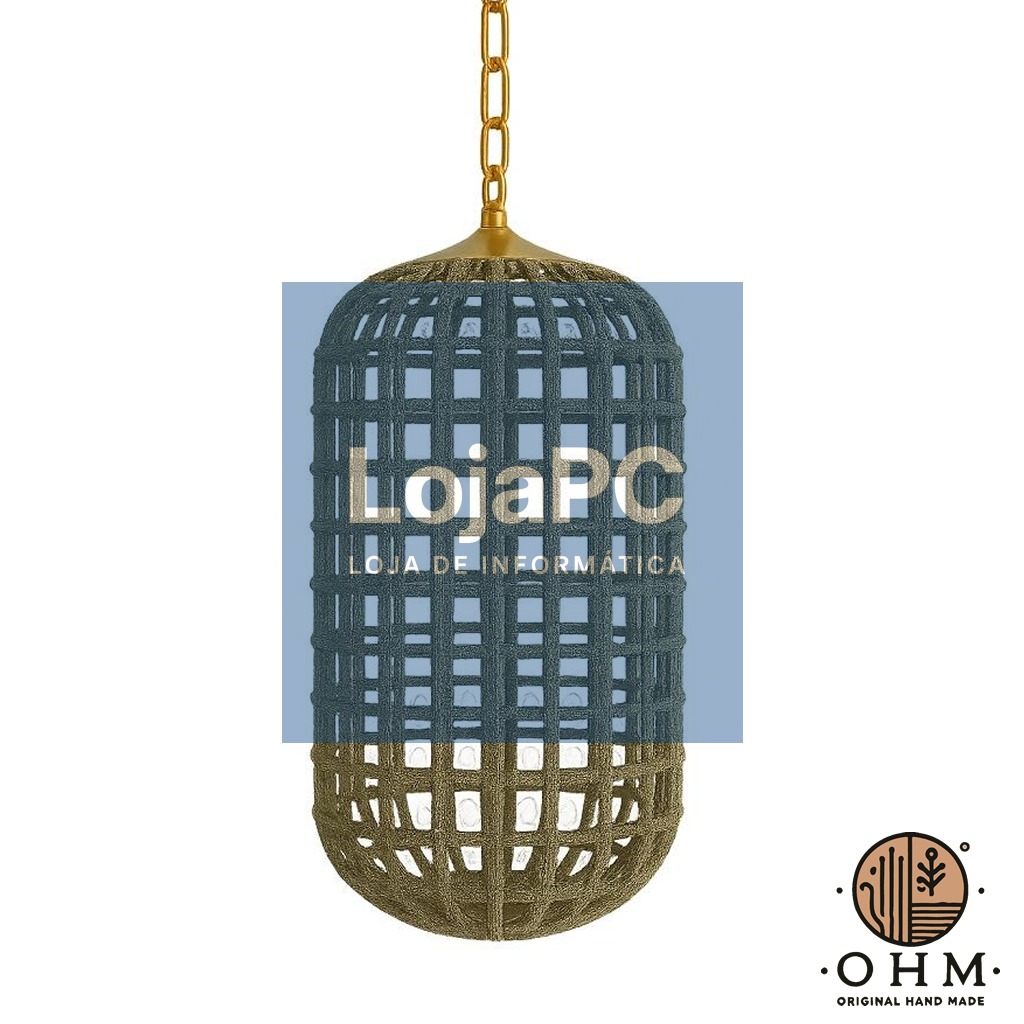Lanterna Suspenção French Cage 45 CM