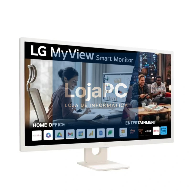 LG 32SR50F-W monitor Smart 32"IPS FHD HDMI USB MM