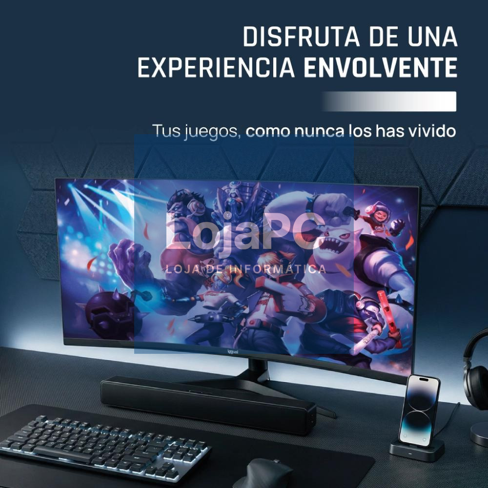 iggual Monitor 34" UWQHD 1ms 2DP 2HDMI MM AA Curvo — imagem 3