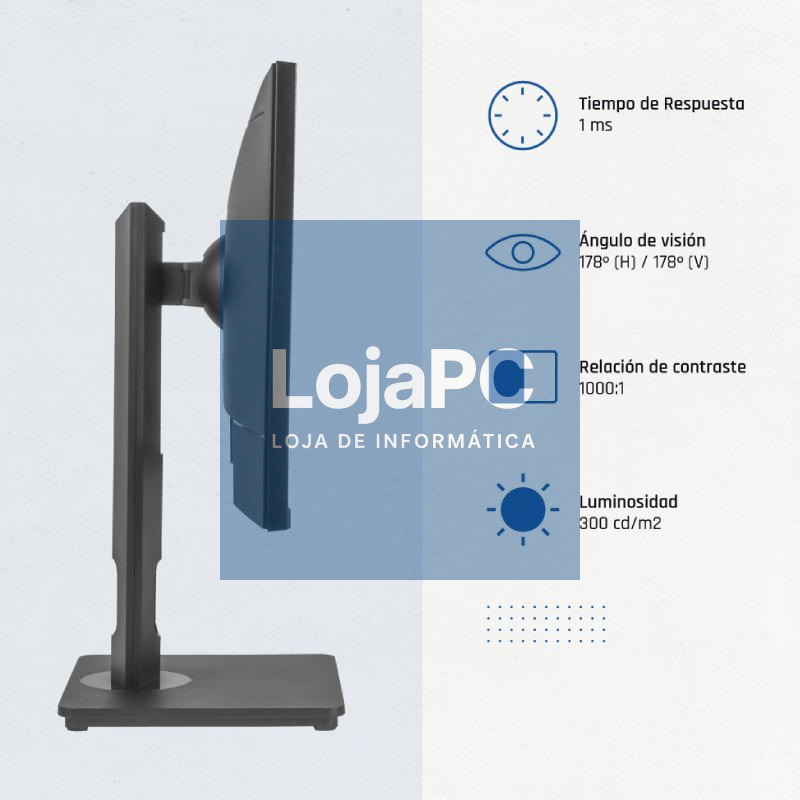 iggual Monitor 24" VGA HDMI 120Hz pivotante AA MM — imagem 5