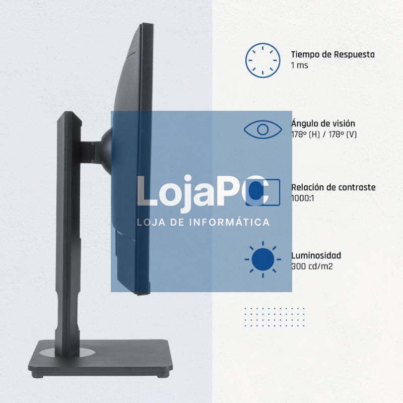 iggual Monitor 27" VGA HDMI 120Hz pivotante AA MM — imagem 5