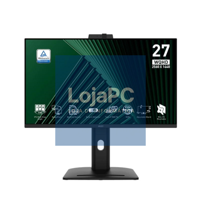 MSI MP275QPDG Monitor 27"100h WCam AA MM Docking