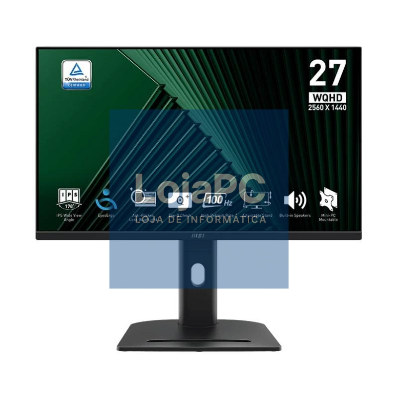 MSI MP275QPG Monitor 27"100h WQHD AA MM