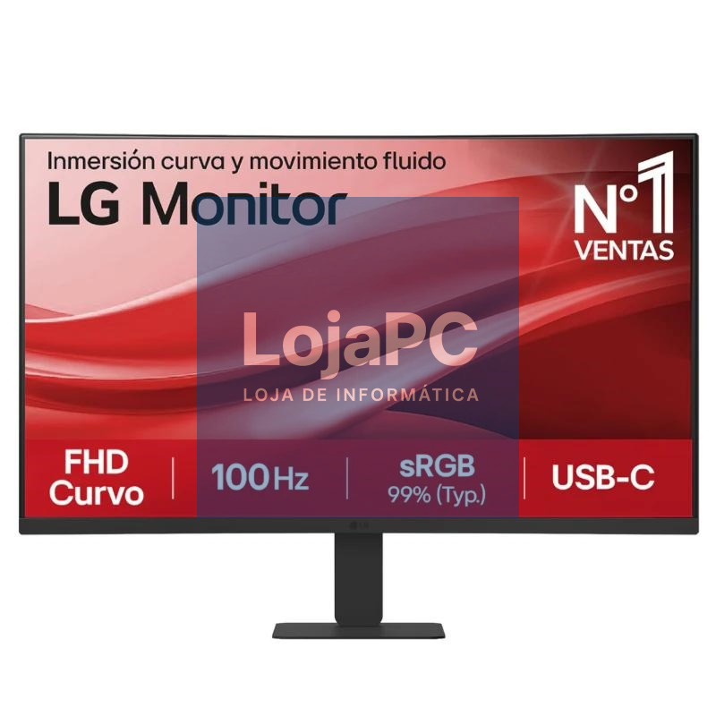 LG 27U421A-B monitor 27" FHD 1xHDMI curvo