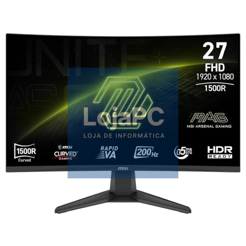 MSI MAG276CF E20 Monitor 27" FHD 200Hz 0.5ms curv