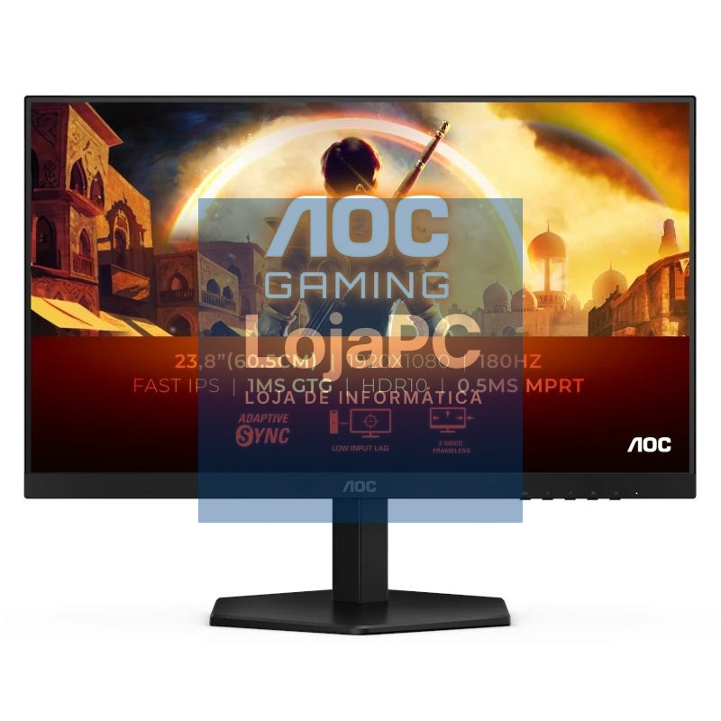 AOC 24G42E Monitor 23.8"IPS FHD 180hz 1ms HDMI DP