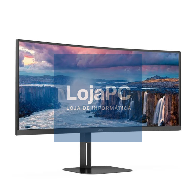 AOC CU34V5C Monitor 34" 2K HDMI USBc MM AA cur — imagem 3