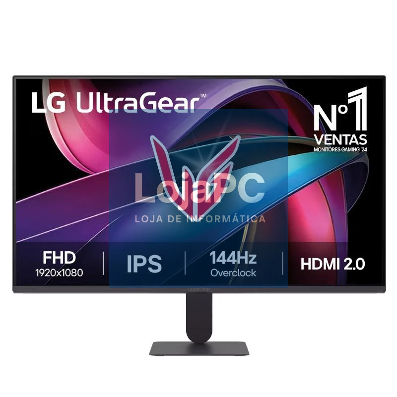 LG 27G411A-B Monitor 27" FHD IPS 144Hz 1ms Slim