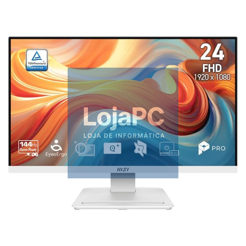 MSI MP241W E14V Monitor 23.8" 144Hz HDMI DP bl