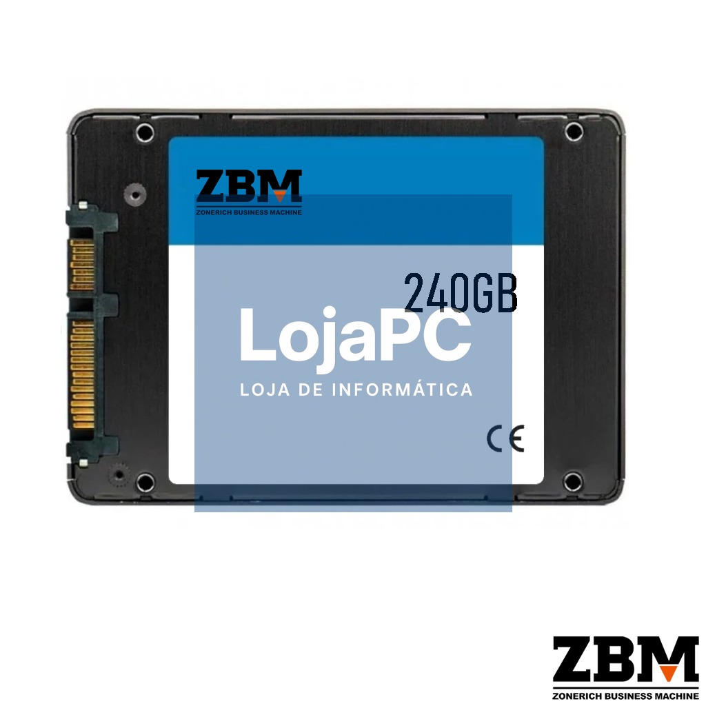 SSD 240Gb SATA 2.5" p/ POS ZBM