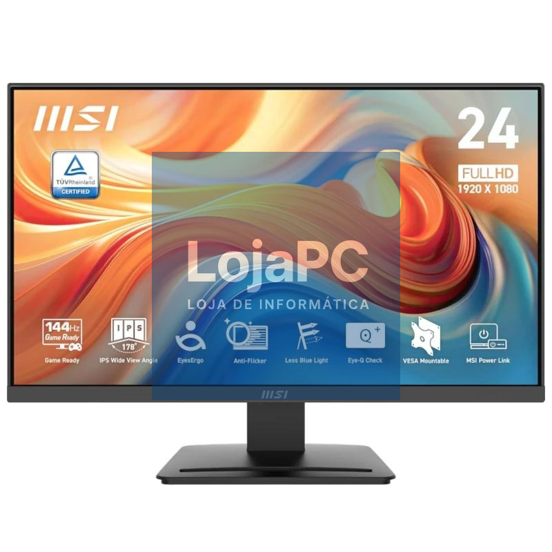 MSI MP251 E14L Monitor 24.5" IPS 144h VGA HDMI