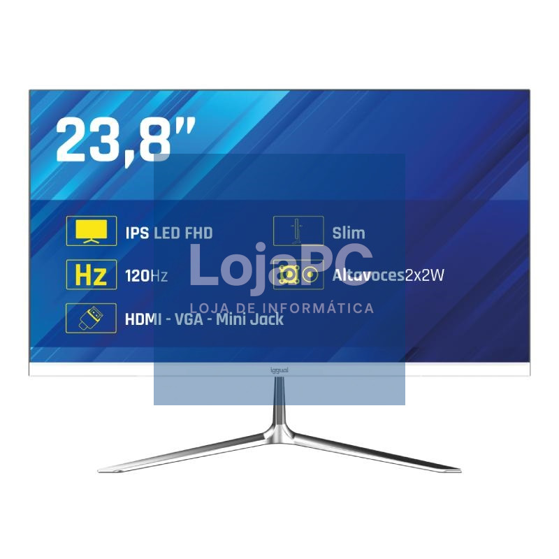 iggual Monitor 24" IPS 1ms FHD 120Hz MM blanco