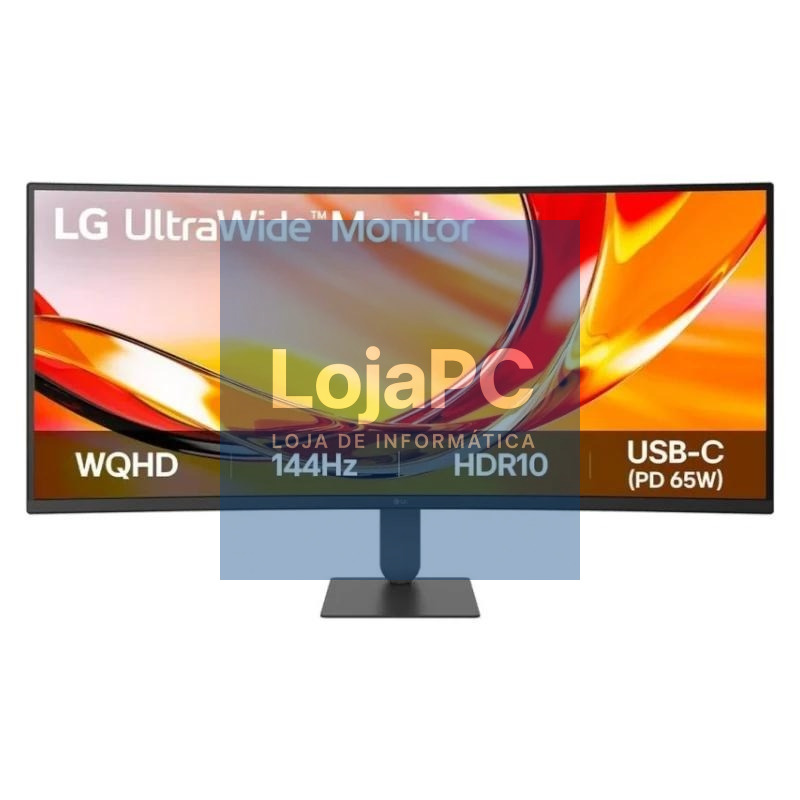 LG 34U640B-B Monitor 34" WQHD 144Hz HDMI AA Curvo