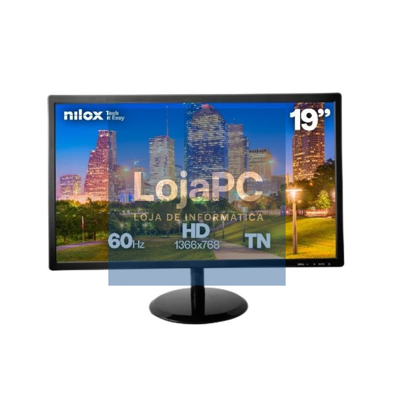 Nilox NXM19FHD22 Monitor 19" 60Hz VGA HDMI