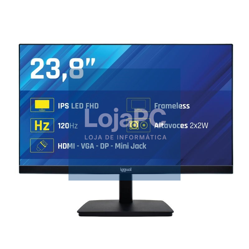 iggual Monitor 24" 120Hz 1ms MM VESA Mini PC