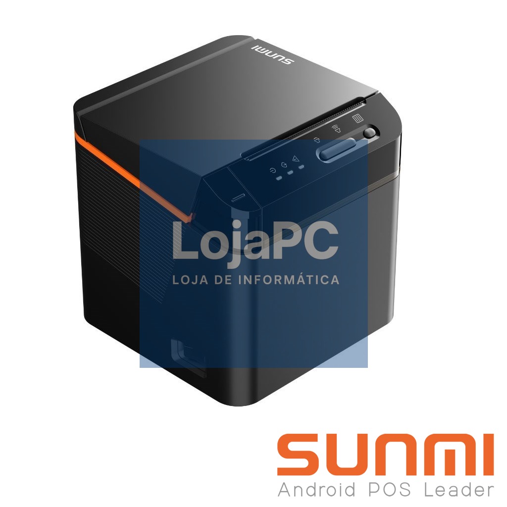 Impressora NT 320 80mm, etiqueta, etiqueta sem forro, nuvem, USB-C, Wi-Fi, Bluetooth, LAN, compatível com C14004118 e C14004119