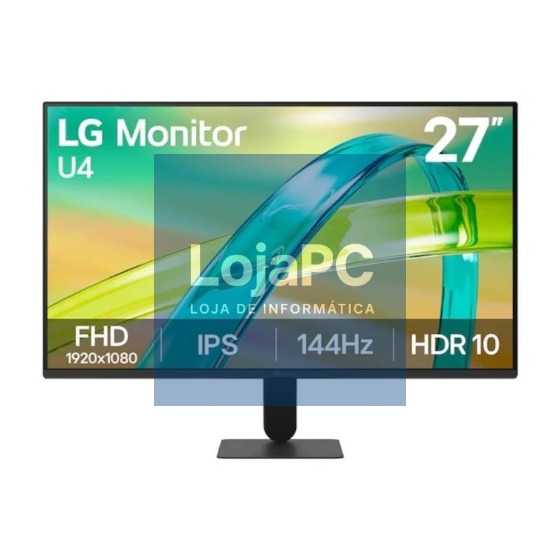 LG 27U411B-B Monitor 27"IPS FHD 144hz HDMI VGA