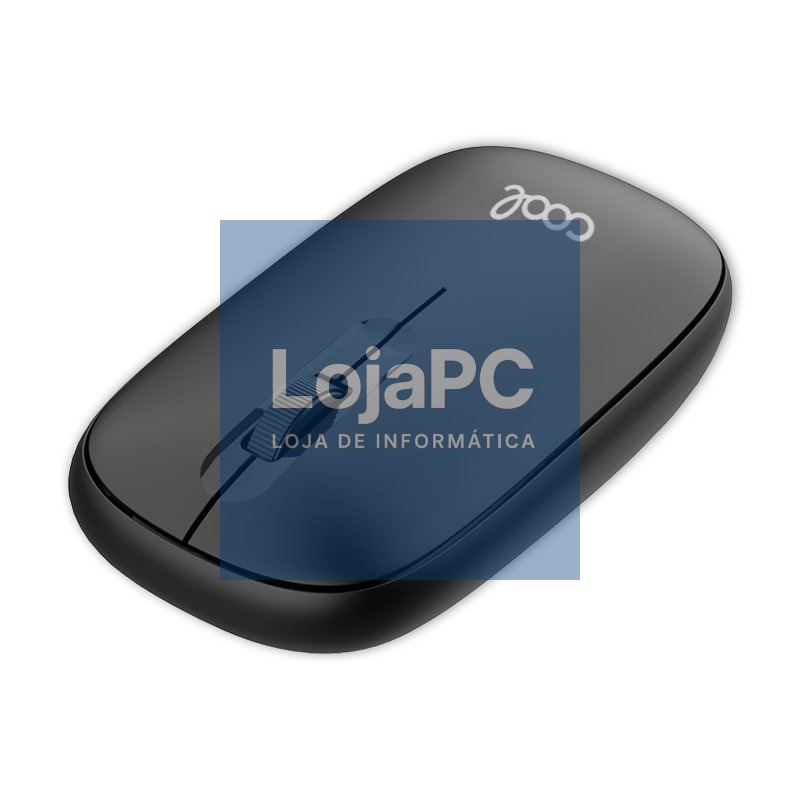 2 in 1 Wireless Silent Mouse (Bluetooth + USB Adapt.) COOL Slim Black — imagem 2