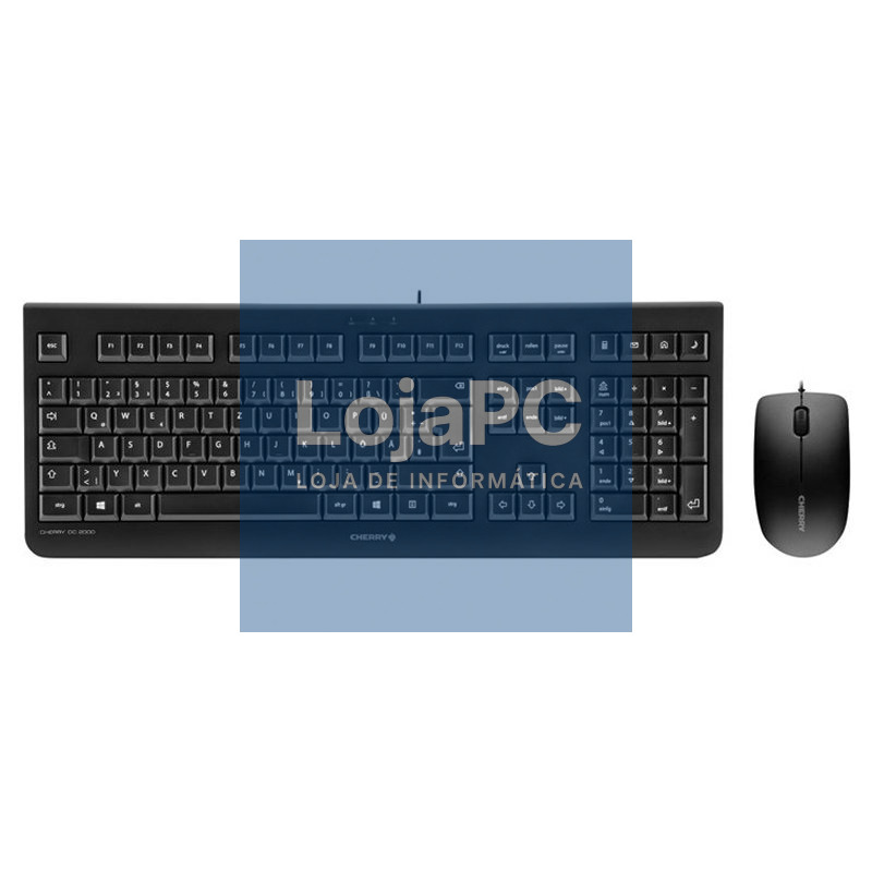 Cherry DC2000 Teclado + Raton Optico 1.200dpi