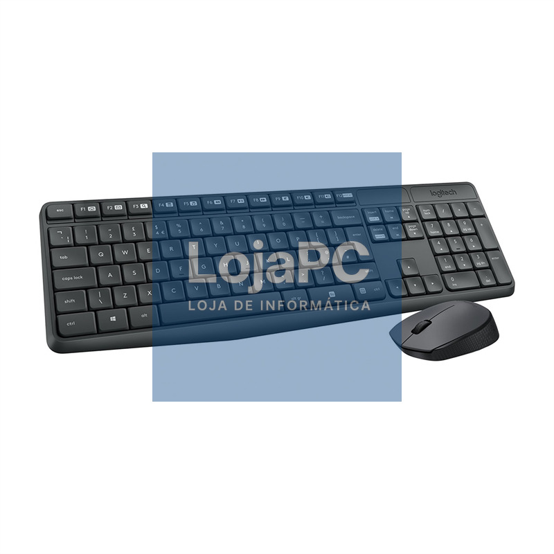 Logitech MK235 Teclado y ratón Inalámbrico Gris
