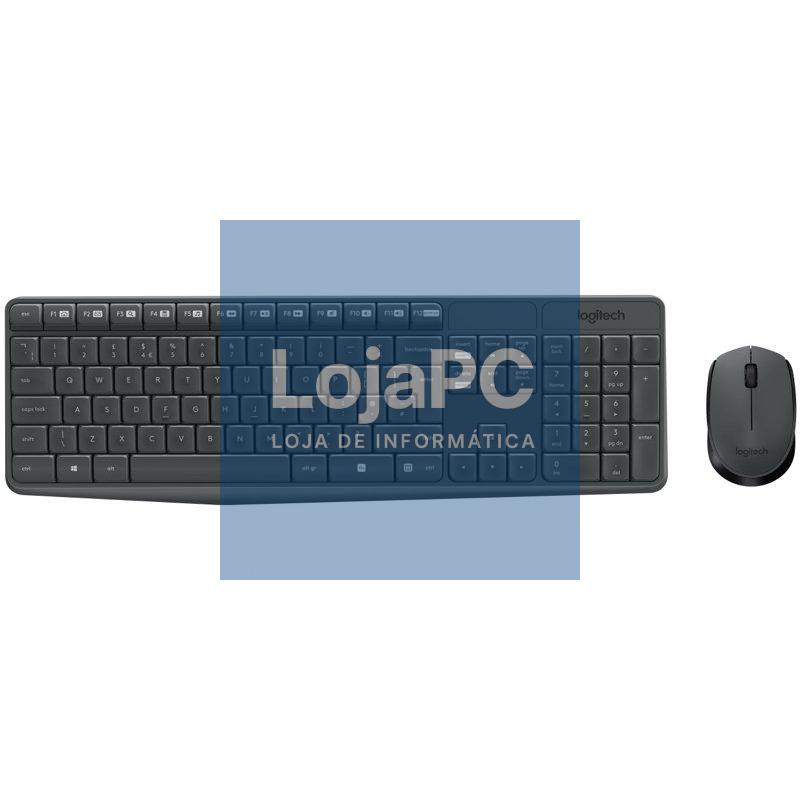 Logitech MK235 Teclado y ratón Inalámbrico Gris — imagem 2