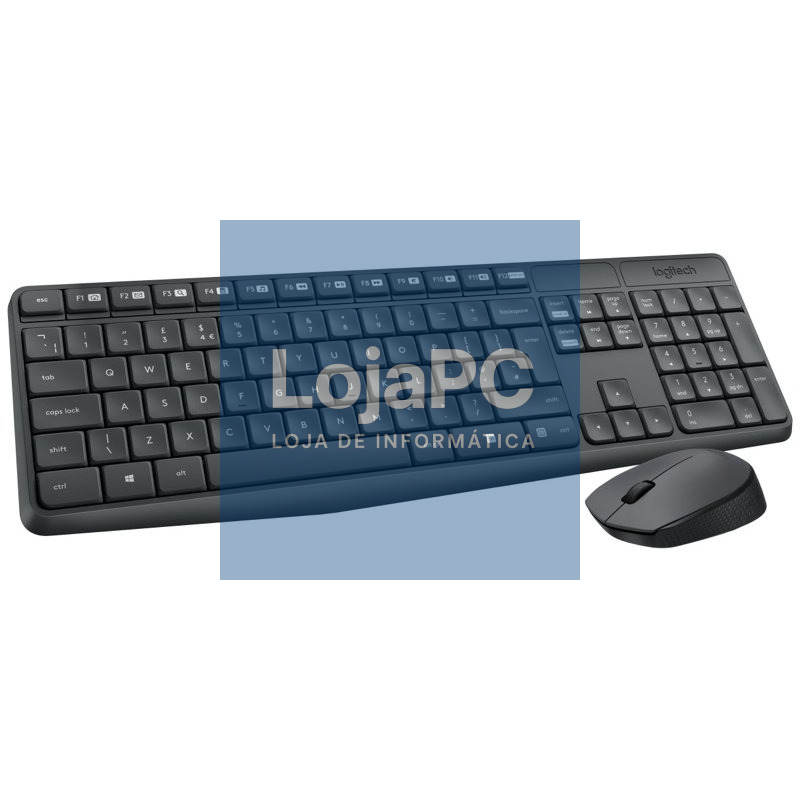 Logitech MK235 Teclado y ratón Inalámbrico Gris — imagem 3