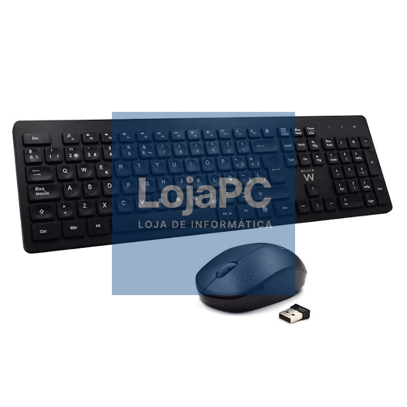 Ewent Teclado+Ratón Inalámbrico EW3256 Negro