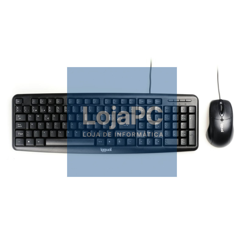 iggual Kit teclado y ratón COM-CK-BASIC negro