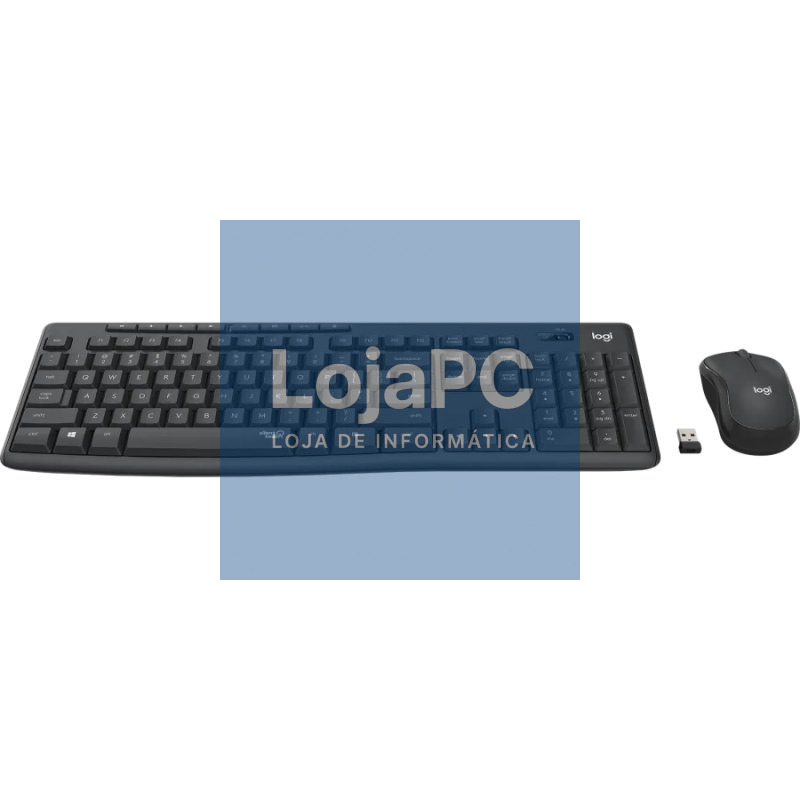 Logitech MK295 Teclado y raton inalambrico Negro — imagem 2