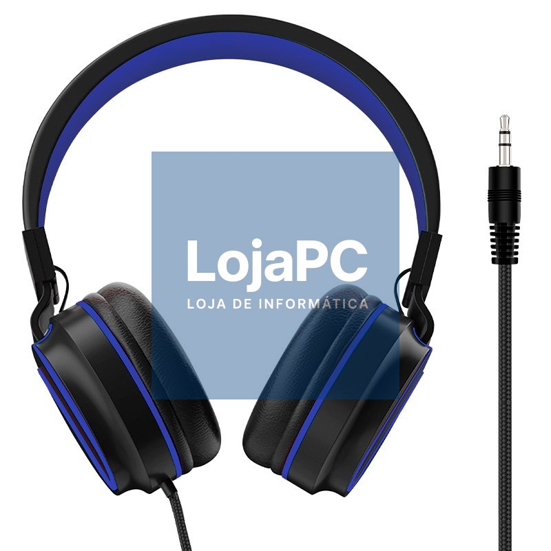 Fones de ouvido jack de 3,5 mm COOL Toronto preto-azul — imagem 4