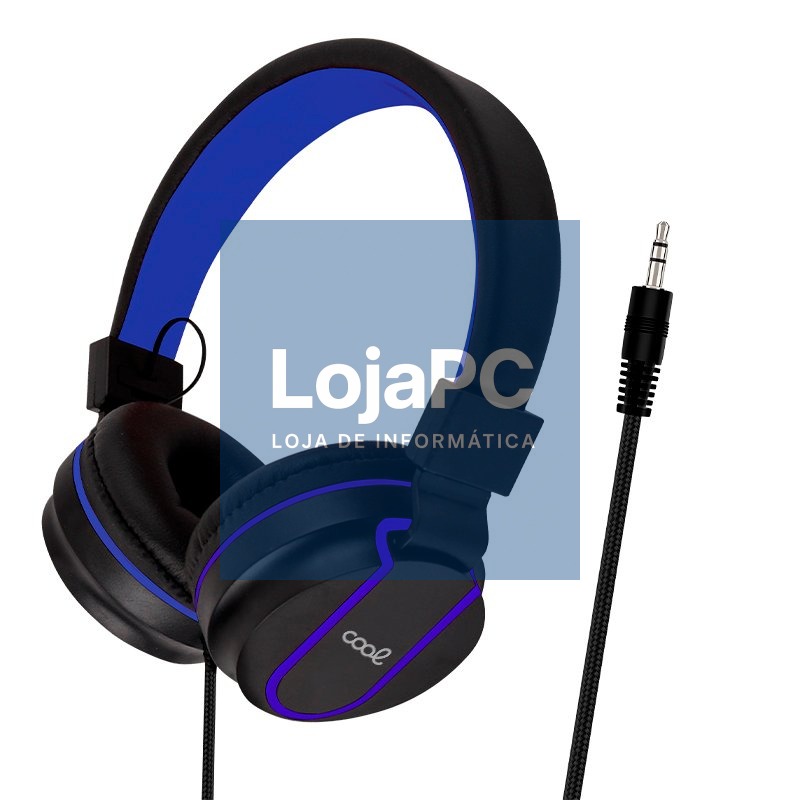 Fones de ouvido jack de 3,5 mm COOL Toronto preto-azul — imagem 3