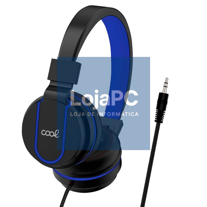 Fones de ouvido jack de 3,5 mm COOL Toronto preto-azul — imagem 2