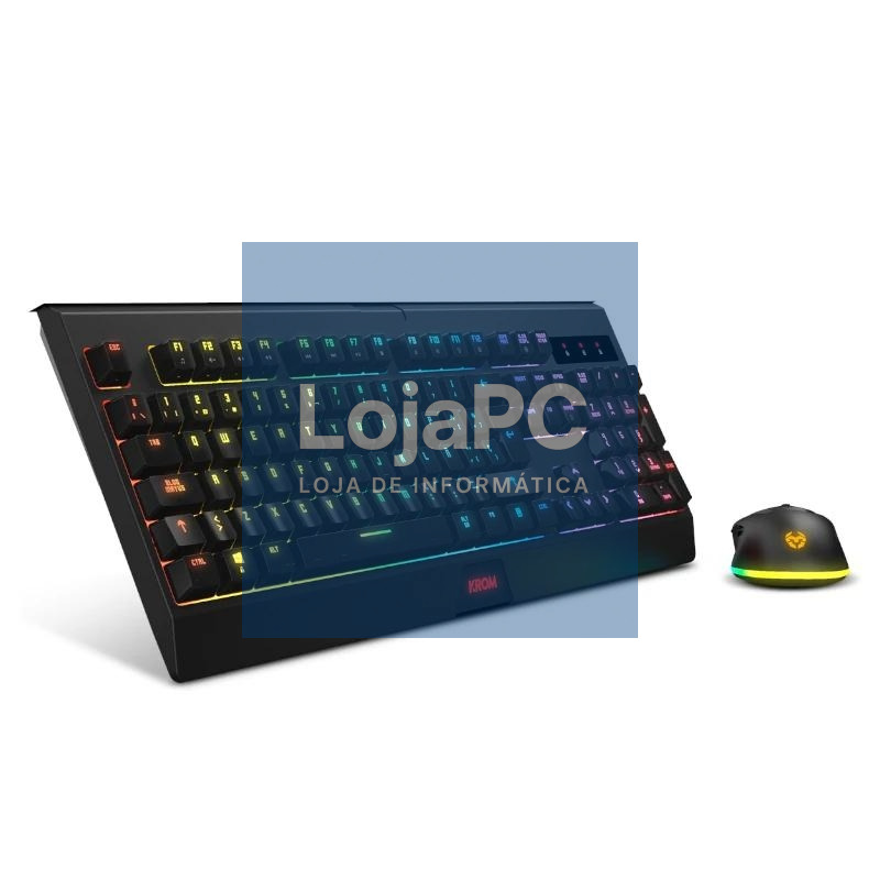 KROM KABALA | Kit Teclado y Ratón Wireless RGB SP