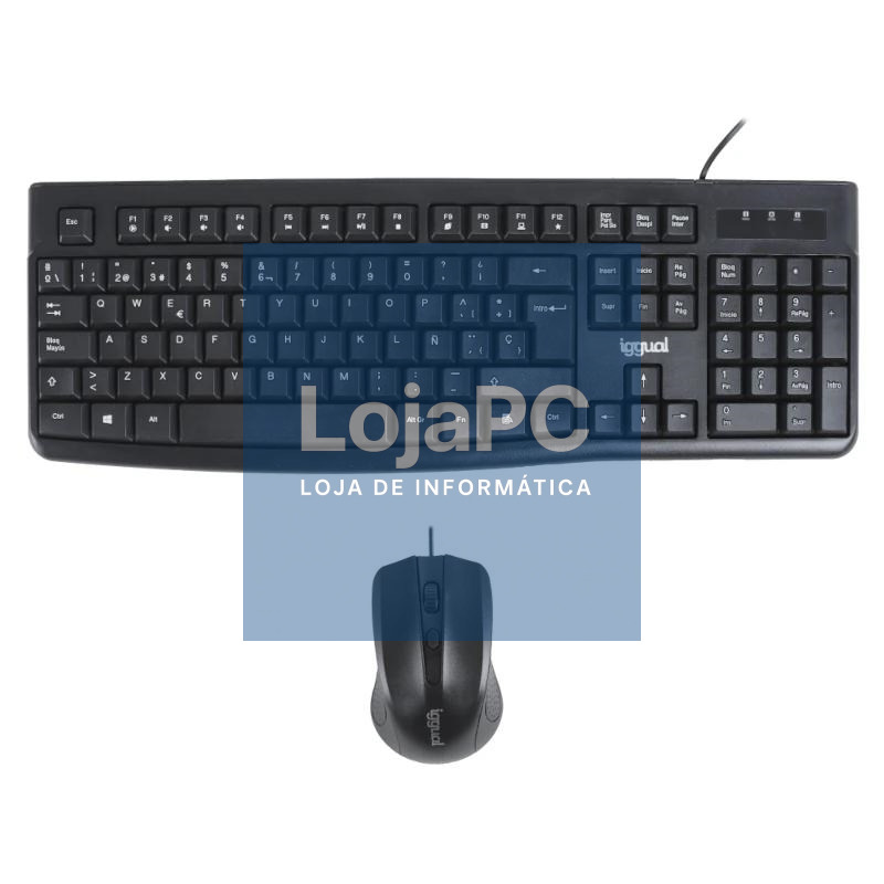 iggual Kit teclado y ratón CMK-BUSINESS2 negro
