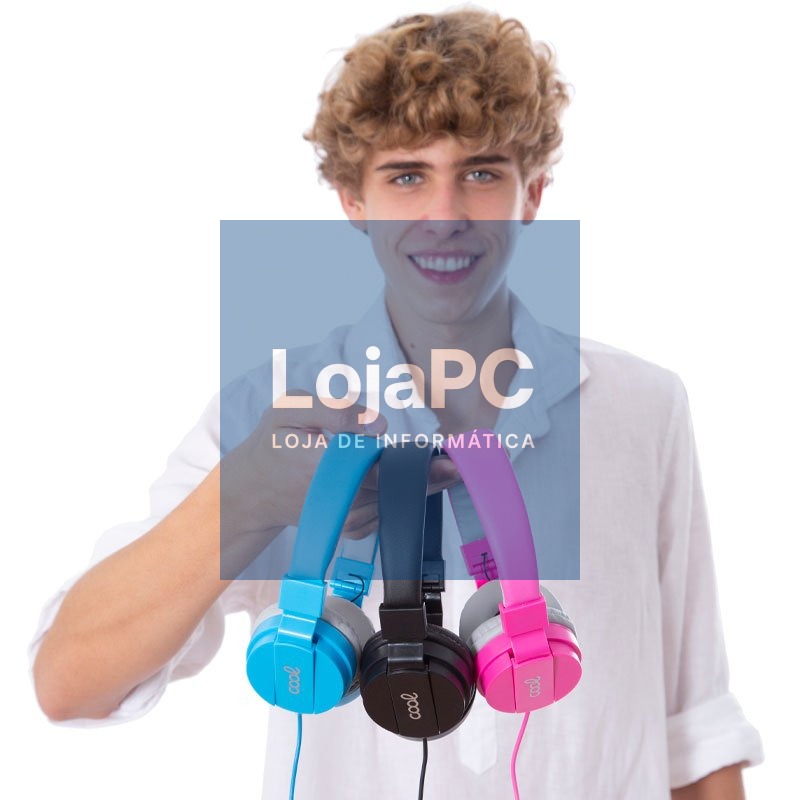 Fones de ouvido jack de 3,5 mm COOL Toronto com Micro Blue — imagem 3